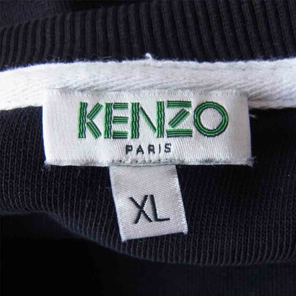 KENZO ケンゾー 国内正規品 TIGER タイガー スウェット トレーナー ブラック系 XL【中古】