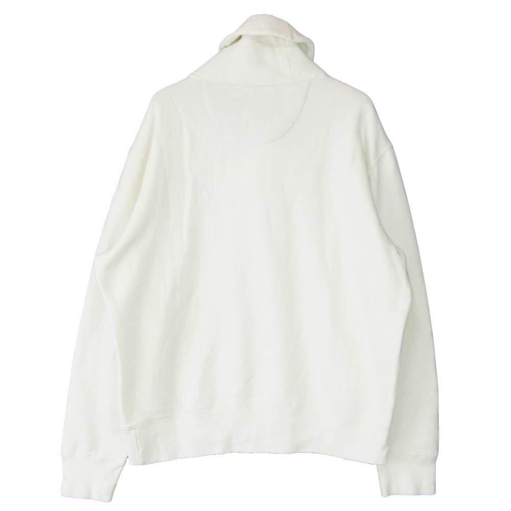 POLO RALPH LAUREN ポロ・ラルフローレン ショールカラー プルオーバー スウェット ホワイト系 M【中古】