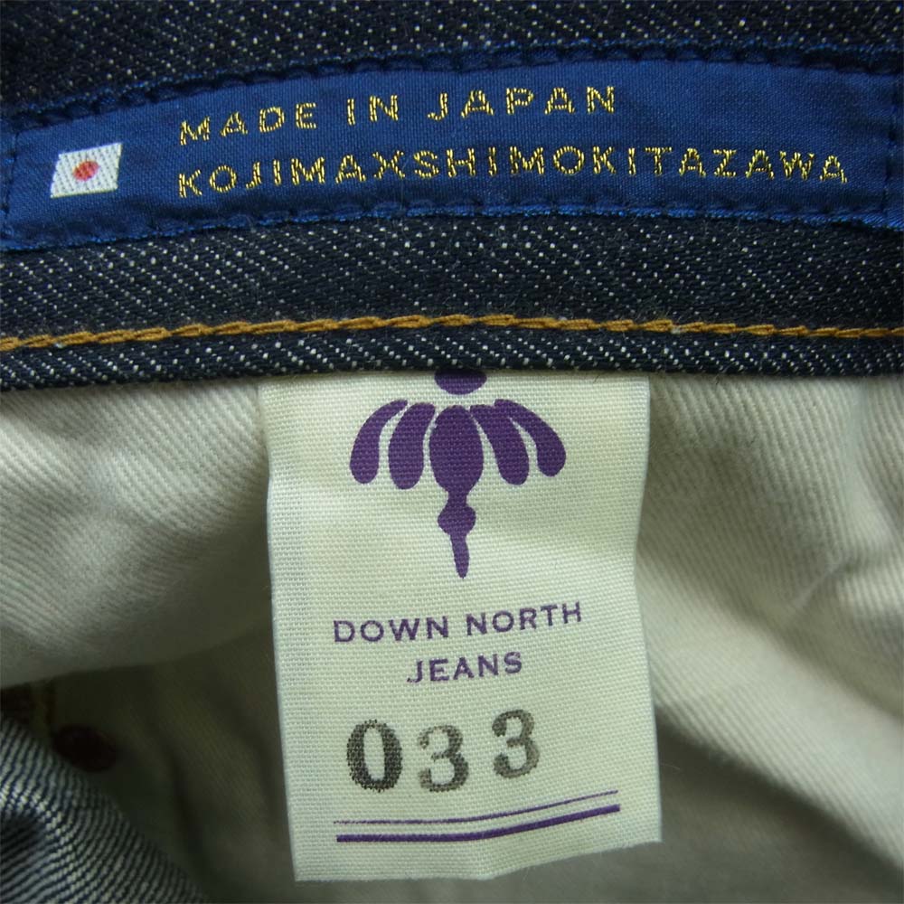 ダウンノースジーンズ DNJ6 未使用 The Jack タイトストレート デニム パンツ インディゴブルー系 33【極上美品】【中古】