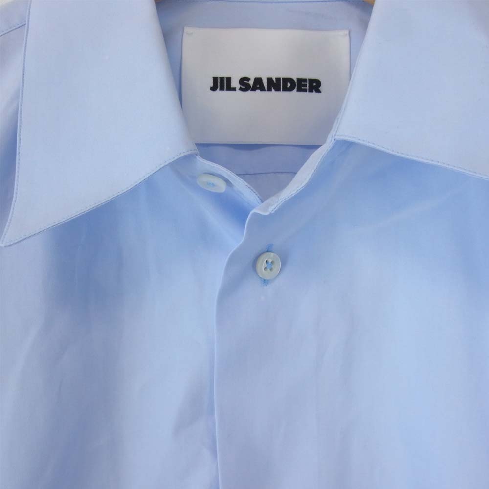 JIL SANDER ジルサンダー CLASSIC SHIRTS クラシック シャツ ブルー系 38／15【美品】【中古】