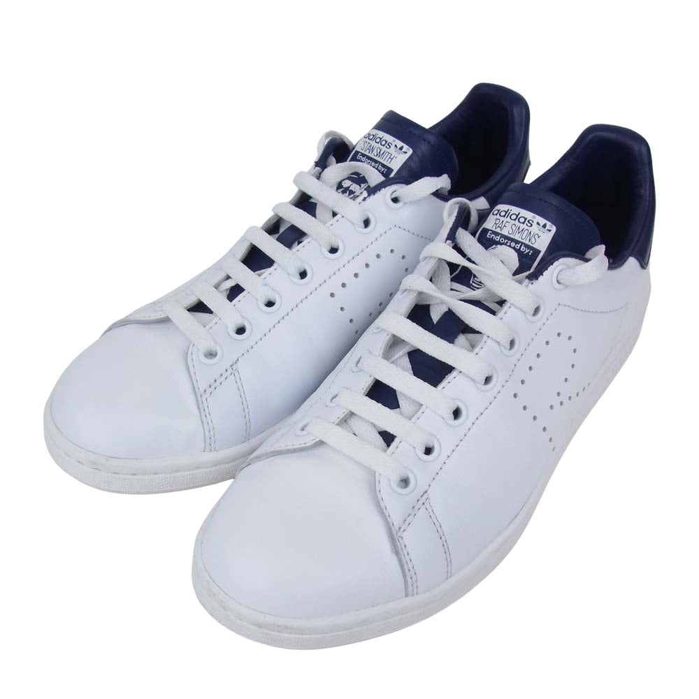 adidas アディダス B22543 RAF SIMONS STAN SMITH ラフシモンズ スタンスミス スニーカー white Blue 26.5cm【中古】