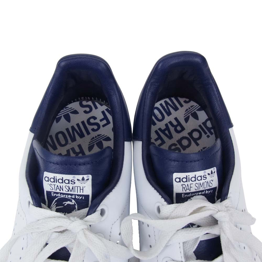 adidas アディダス B22543 RAF SIMONS STAN SMITH ラフシモンズ スタンスミス スニーカー white Blue 26.5cm【中古】