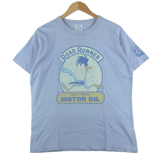 TOY'S McCOY トイズマッコイ McHILL マックヒル × Road Runner ロードランナー プリント 半袖 Tシャツ ライトパープル系 L【中古】