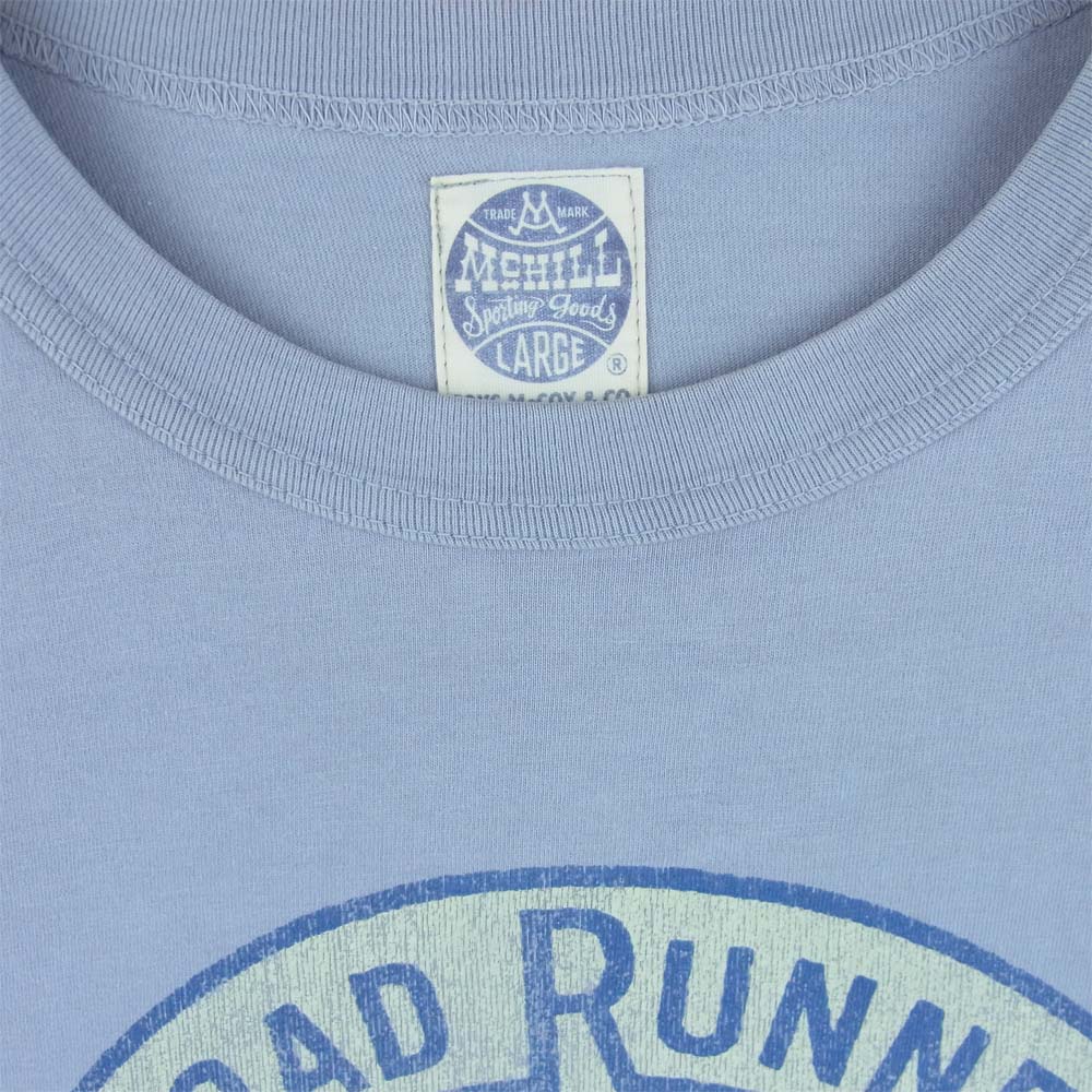 TOY'S McCOY トイズマッコイ McHILL マックヒル × Road Runner ロードランナー プリント 半袖 Tシャツ ライトパープル系 L【中古】