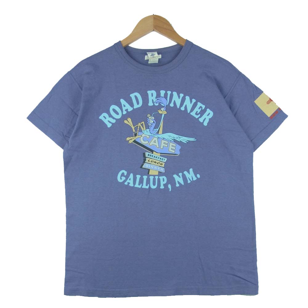 TOY'S McCOY トイズマッコイ McHILL マックヒル × Road Runner ロードランナー プリント 半袖 Tシャツ パープル系 L【中古】