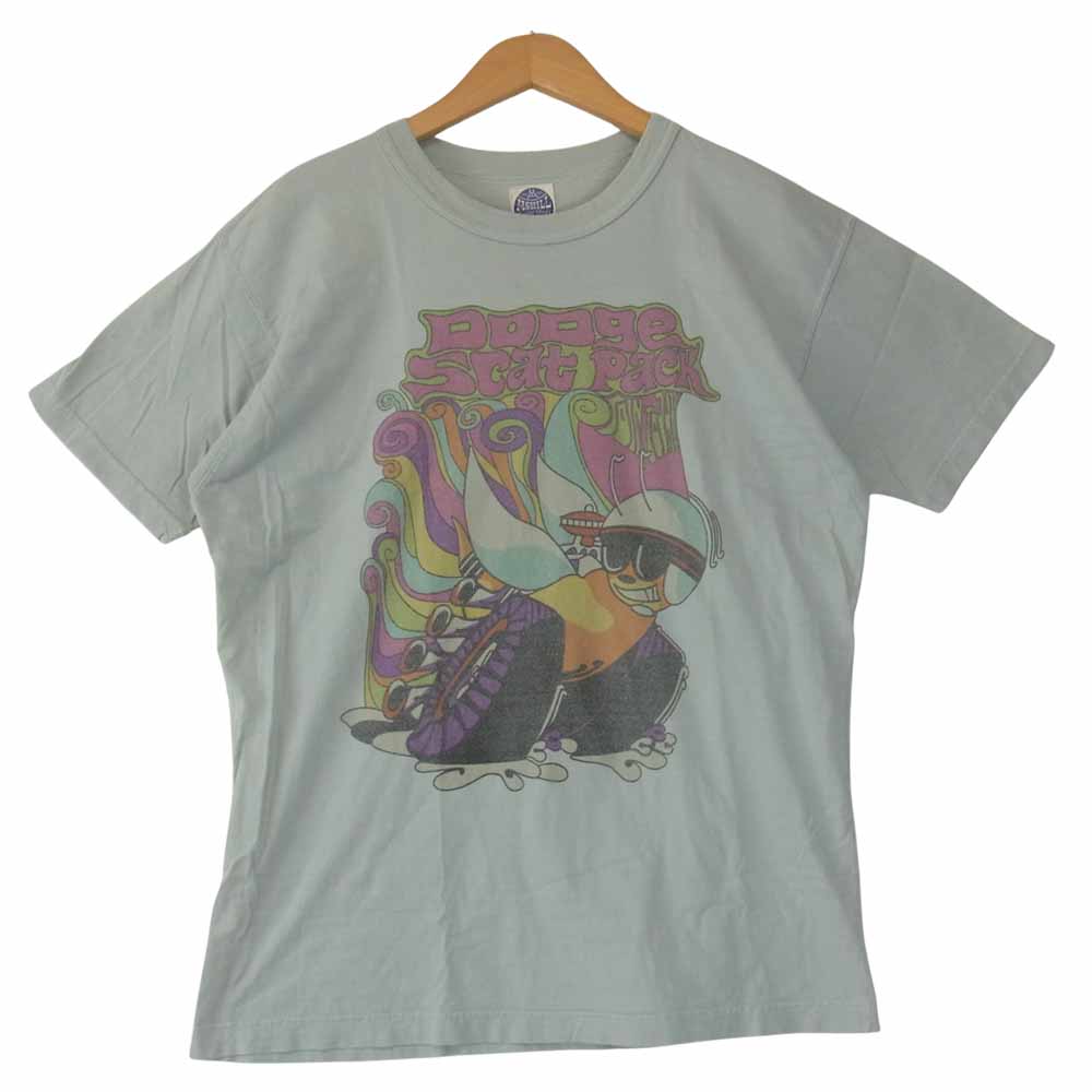 TOY'S McCOY トイズマッコイ McHILL マックヒル DODGE SCAT PACK CLUB ダッジ スキャット パック プリント Tシャツ グレー系 L【中古】