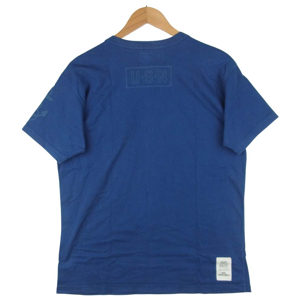 TOY'S McCOY トイズマッコイ McHILL マックヒル × Felix the Cat フェリックス プリント 半袖 Tシャツ ネイビー系 L【中古】