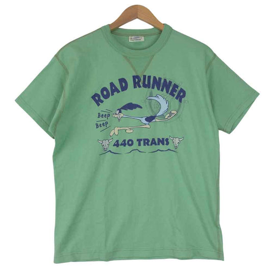 TOY'S McCOY トイズマッコイ McHILL マックヒル × Road Runner ロードランナー プリント Tシャツ グリーン グリーン系 L【中古】