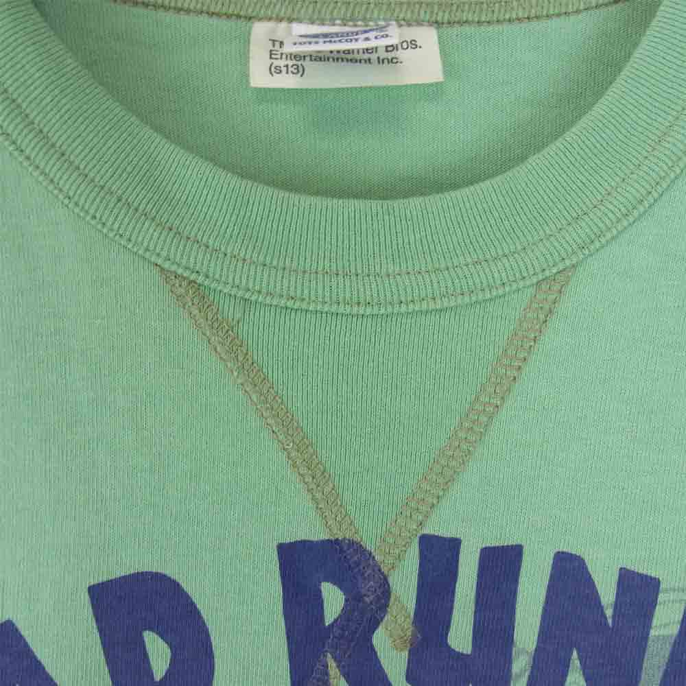 TOY'S McCOY トイズマッコイ McHILL マックヒル × Road Runner ロードランナー プリント Tシャツ グリーン グリーン系 L【中古】