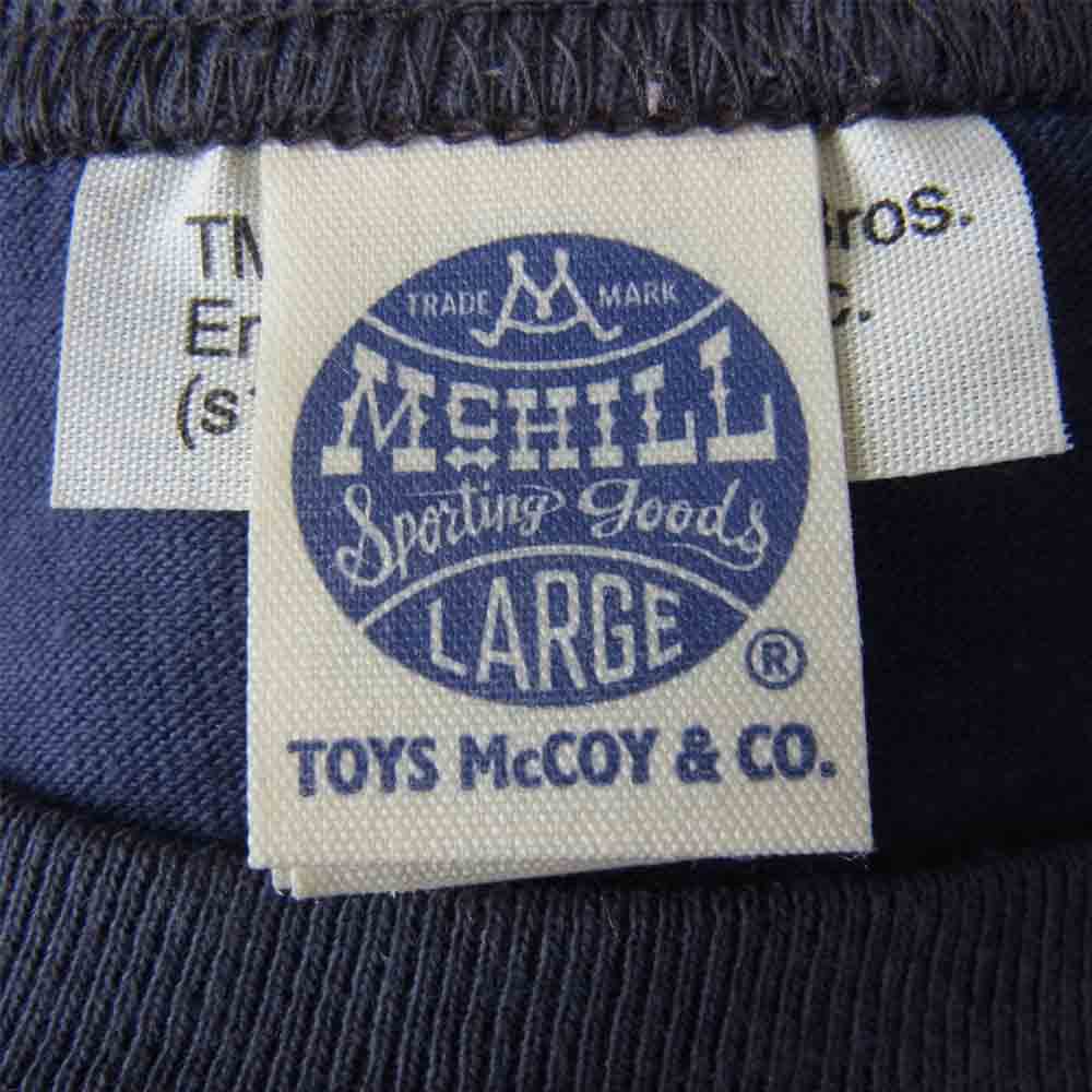 TOY'S McCOY トイズマッコイ McHILL マックヒル × Tweety Bird トゥイーティー プリント Tシャツ ネイビー系 L【中古】