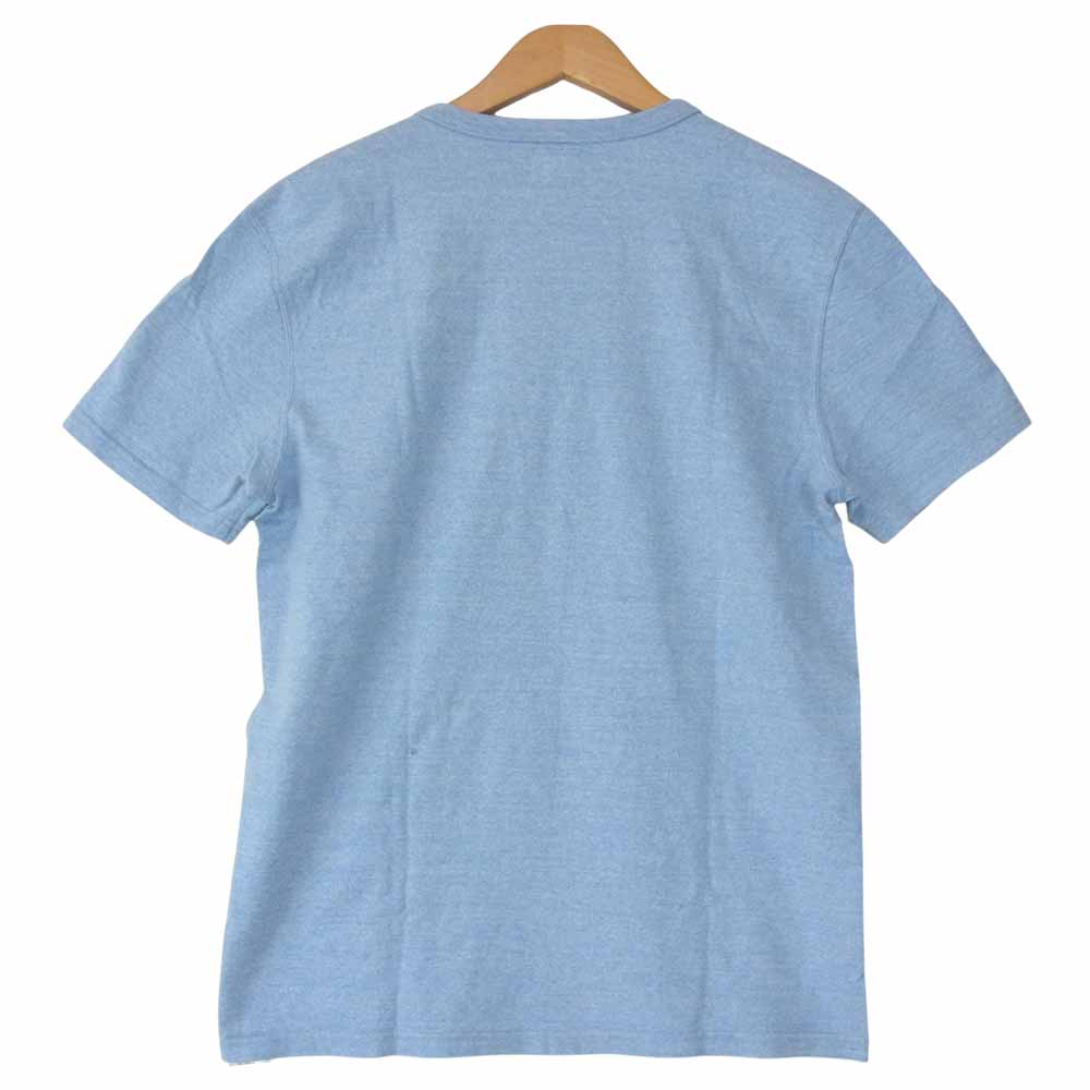 The REAL McCOY'S ザリアルマッコイズ JOE McCOY ジョーマッコイ カレッジ プリント Tシャツ ブルー系 L【中古】