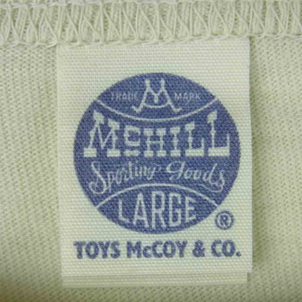 TOY'S McCOY トイズマッコイ McHILL マックヒル × Felix the Cat フェリックス プリント 半袖 Tシャツ ベージュ系 L【中古】
