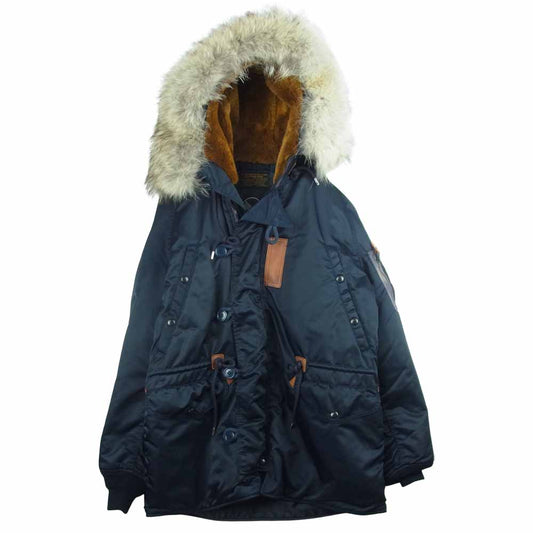 The REAL McCOY'S ザリアルマッコイズ U.S.A.F TYPE N-3A フライト ジャケット ダークネイビー系 M【中古】