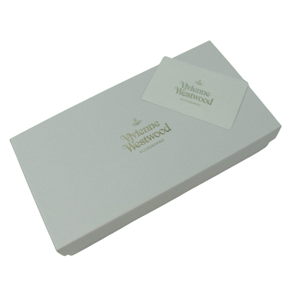 Vivienne Westwood ヴィヴィアンウエストウッド レザー ラウンドジップ ウォレット 長財布 ダークブラウン系【中古】