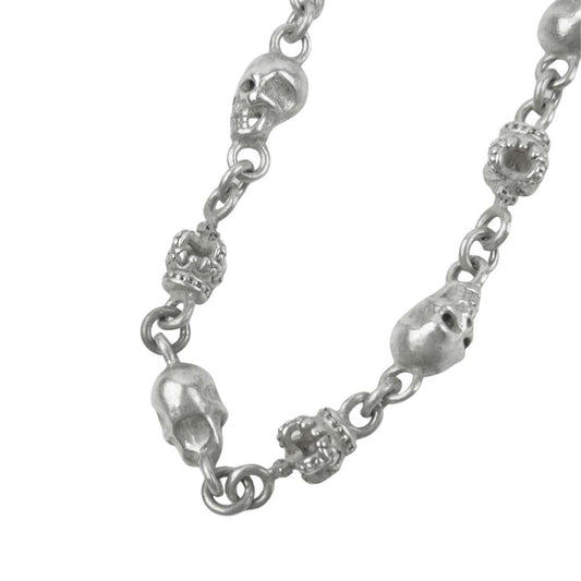 Justin Davis ジャスティンデイビス SNJ126 SKULL DIVINE チェーン ネックレス シルバー925 シルバー系【中古】