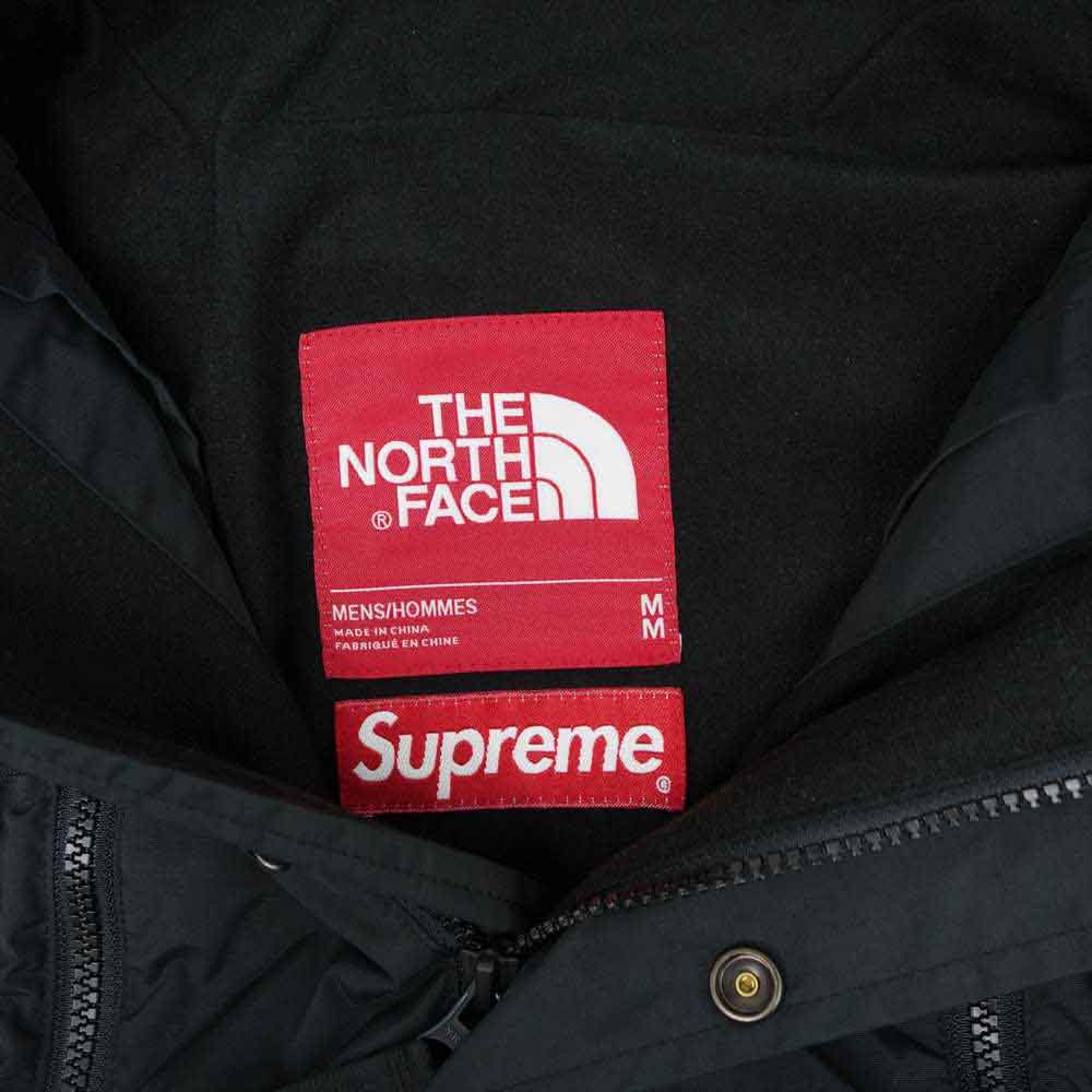 Supreme シュプリーム 16SS ×THE NORTH FACE ノースフェイス Steep Tech Hooded Jacket スティープ テック フーデッド ジャケット マウンテン パーカー ブラック系 M【中古】