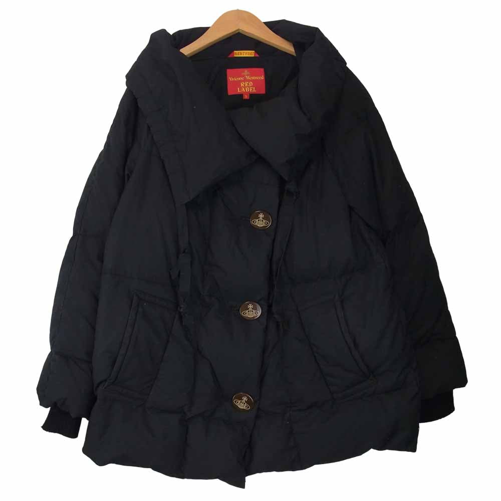 Vivienne Westwood ヴィヴィアンウエストウッド RED LABEL ダウン ジャケット ブラック系 3【中古】