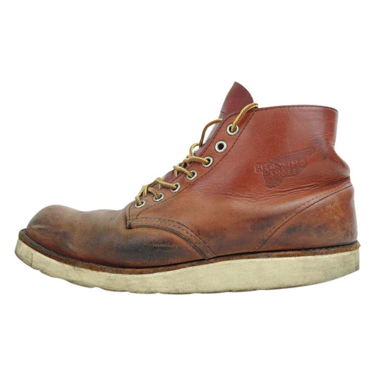 RED WING レッドウィング 8166 CLASSIC PLAIN TOE クラッシック プレーントゥ ブーツ ブラウン系 US9【中古】