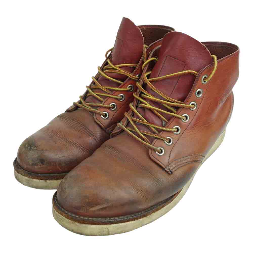 RED WING レッドウィング 8166 CLASSIC PLAIN TOE クラッシック プレーントゥ ブーツ ブラウン系 US9【中古】