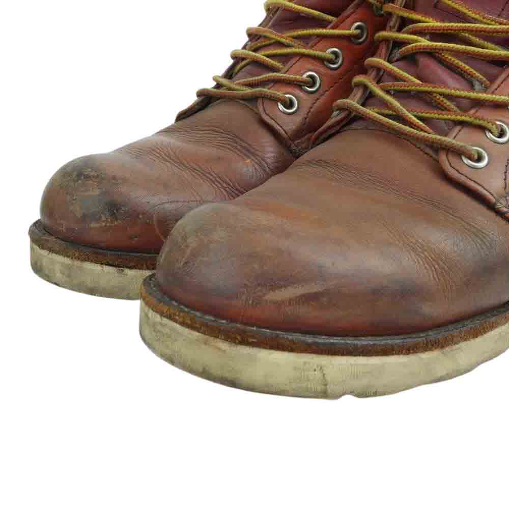 RED WING レッドウィング 8166 CLASSIC PLAIN TOE クラッシック プレーントゥ ブーツ ブラウン系 US9【中古】