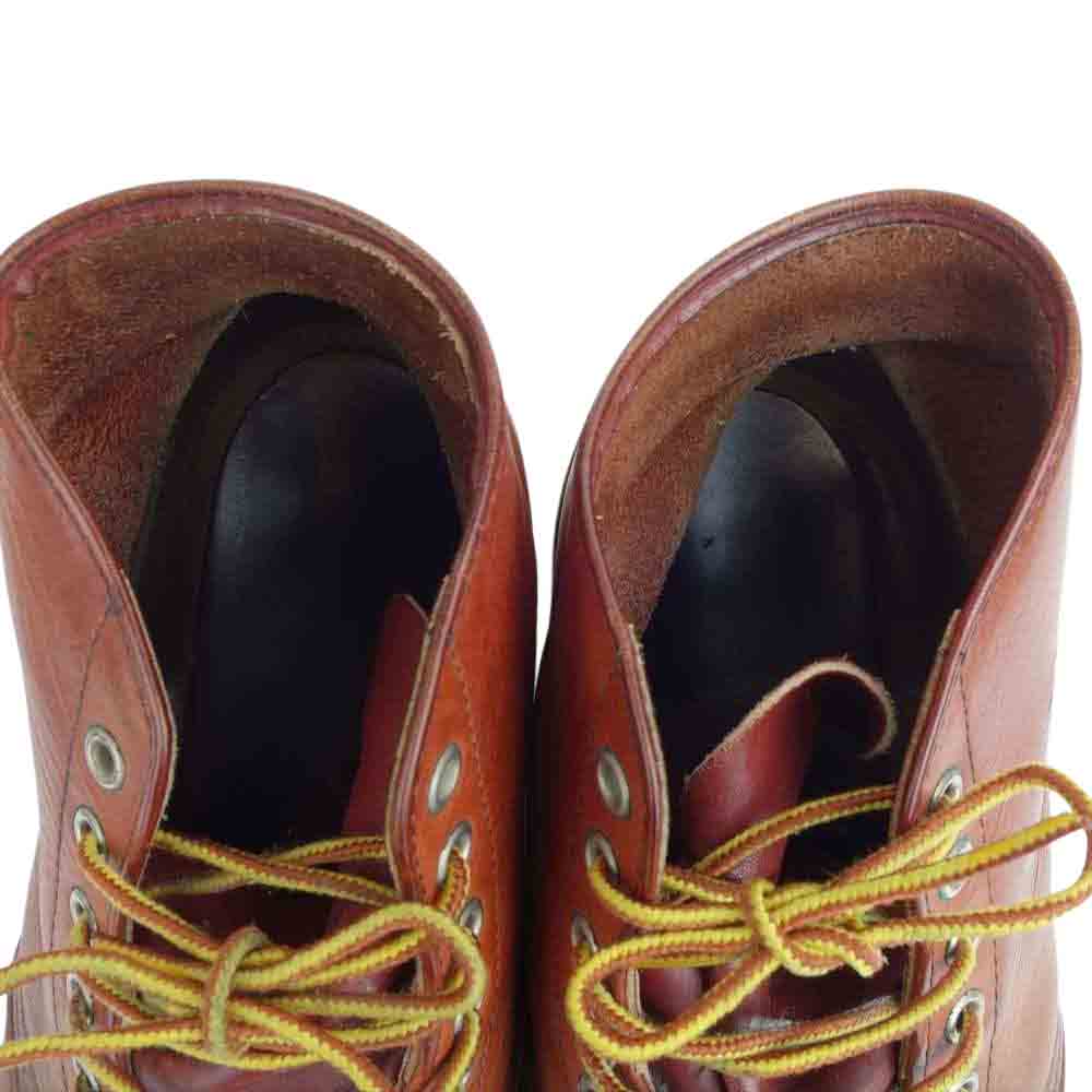 RED WING レッドウィング 8166 CLASSIC PLAIN TOE クラッシック プレーントゥ ブーツ ブラウン系 US9【中古】
