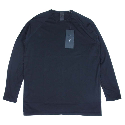 THE VIRIDI-ANNE ザ ヴィリジアン VI-3350-01 Cotton Smooth Long Sleeves T-Shirt ハイゲージスムース カットソー ブラック系 4【新古品】【未使用】【中古】