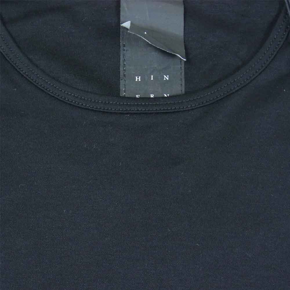 THE VIRIDI-ANNE ザ ヴィリジアン VI-3350-01 Cotton Smooth Long Sleeves T-Shirt ハイゲージスムース カットソー ブラック系 4【新古品】【未使用】【中古】