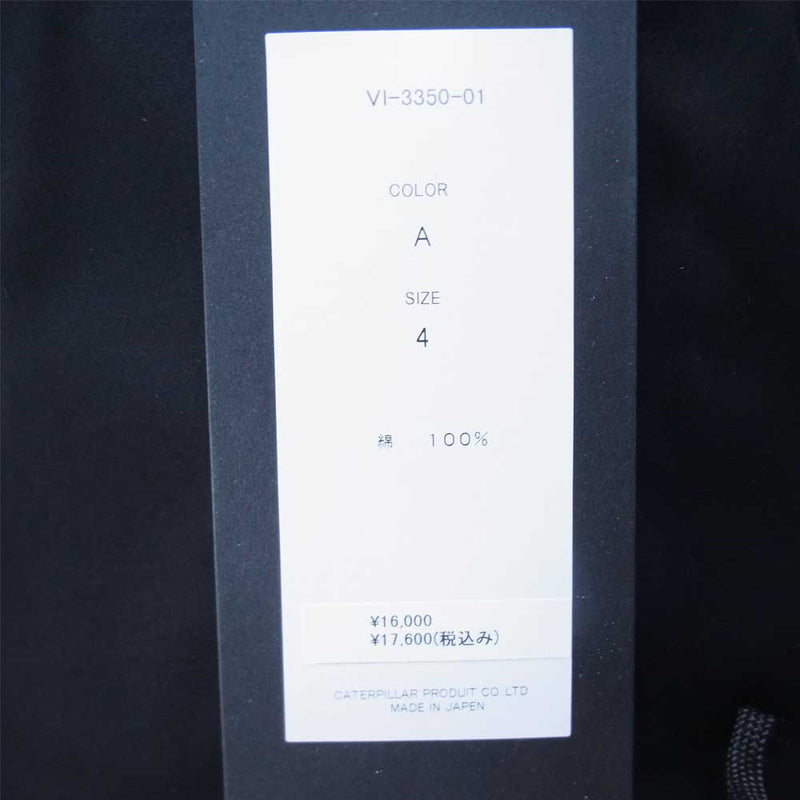THE VIRIDI-ANNE ザ ヴィリジアン VI-3350-01 Cotton Smooth Long Sleeves T-Shirt ハイゲージスムース カットソー ブラック系 4【新古品】【未使用】【中古】