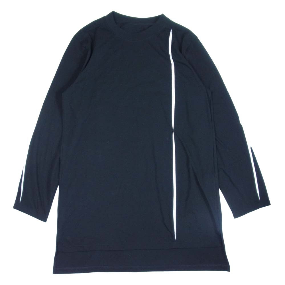 Yohji Yamamoto ヨウジヤマモト GroundY 21SS GT-T22-040-2-03 Cutting Blade Cut Sew カッティングブレード カットソー ブラック系 3【新古品】【未使用】【中古】