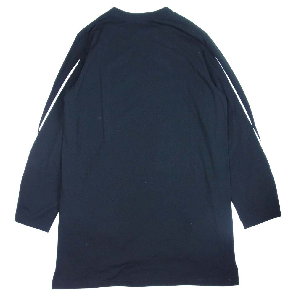 Yohji Yamamoto ヨウジヤマモト GroundY 21SS GT-T22-040-2-03 Cutting Blade Cut Sew カッティングブレード カットソー ブラック系 3【新古品】【未使用】【中古】