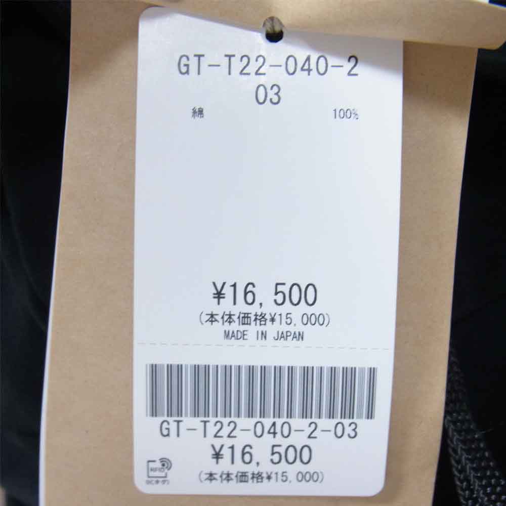 Yohji Yamamoto ヨウジヤマモト GroundY 21SS GT-T22-040-2-03 Cutting Blade Cut Sew カッティングブレード カットソー ブラック系 3【新古品】【未使用】【中古】