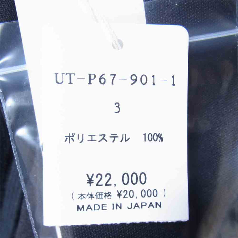 Yohji Yamamoto ヨウジヤマモト S'YTE 21SS UT-P67-901-1 Pe/Smooth Jersey Medium Tapered New Normal Pants ニュー ノーマル パンツ ブラック系 3【新古品】【未使用】【中古】