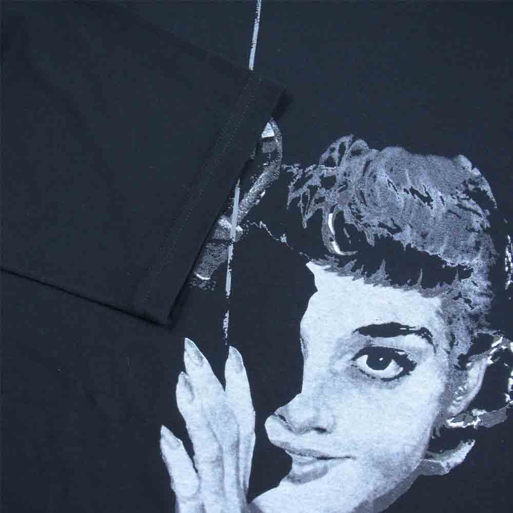 Yohji Yamamoto ヨウジヤマモト POUR HOMME プールオム 21SS HD-T47-049-1A KILL ME PRINT BIG LONG SLEEVES プリント ビッグ ロングスリーブ Tシャツ ブラック系 3【新古品】【未使用】【中古】