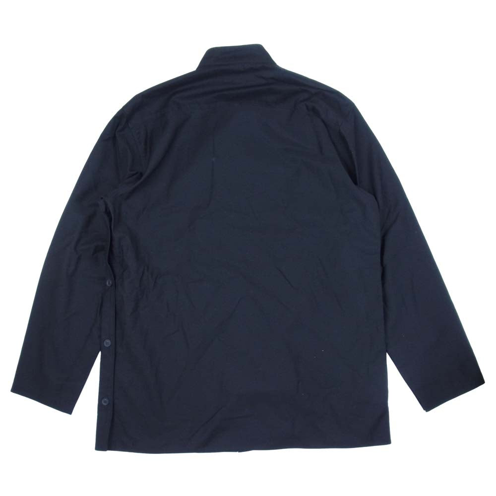 Yohji Yamamoto ヨウジヤマモト POUR HOMME プールオム 21SS HD-B54-059-1A BLACK PATCH TWILL UNDERARM FREE PATCHE BLOUSE ブラック パッチ ツイル ジャケット ブラック系 4【新古品】【未使用】【中古】