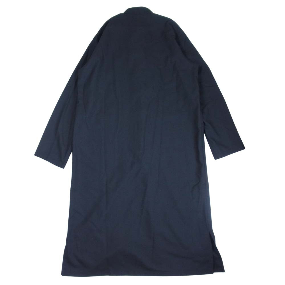 Yohji Yamamoto ヨウジヤマモト GroundY GM-B05-100 T/W Gabardine Long China Shirt ロング チャイナ シャツ コート ブラック系 3【新古品】【未使用】【中古】