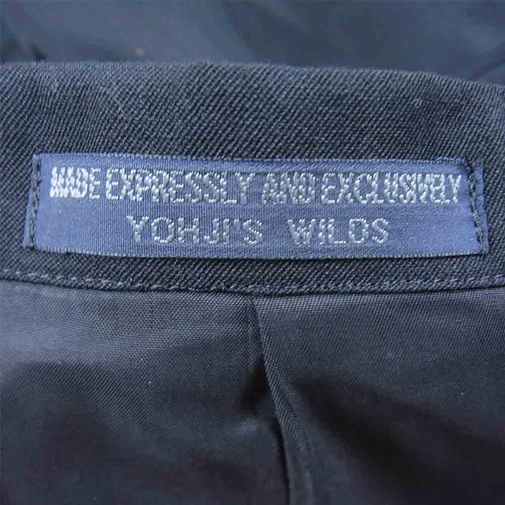 Yohji Yamamoto ヨウジヤマモト REGULATION MEN レギュレーション 21SS HX-J02-140-1A W/GABARDINE 5BUTTON SINGLE JACKET ウールギャバジン ジャケット ブラック系 4【新古品】【未使用】【中古】