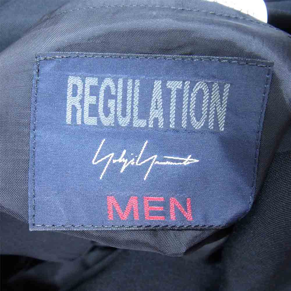 Yohji Yamamoto ヨウジヤマモト REGULATION MEN レギュレーション 21SS HX-J02-140-1A W/GABARDINE 5BUTTON SINGLE JACKET ウールギャバジン ジャケット ブラック系 4【新古品】【未使用】【中古】