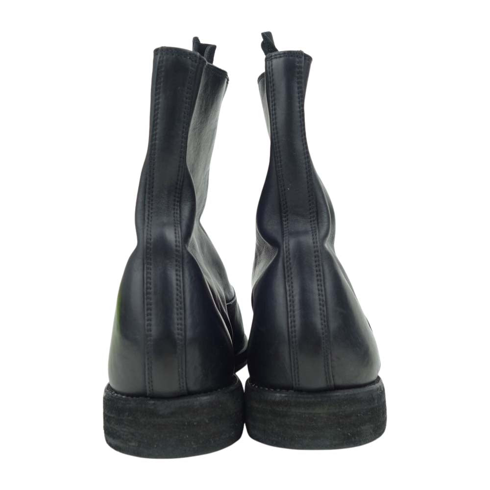 GUIDI グイディ 210 HORSE FULL GRAIN LINED BLKT ホースハイド フルグレインレザー センタージップ ブーツ ブラック系 43(27.5~28cm)【新古品】【未使用】【中古】