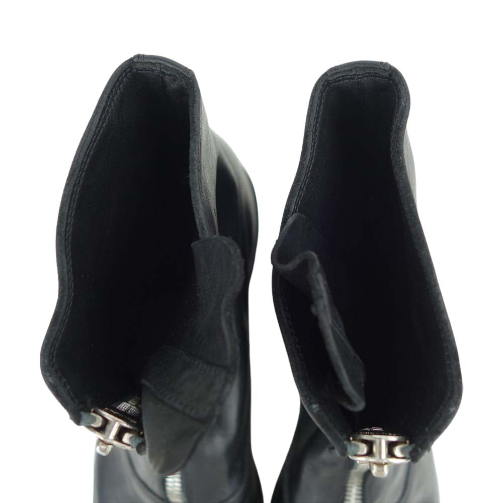 GUIDI グイディ 210 HORSE FULL GRAIN LINED BLKT ホースハイド フルグレインレザー センタージップ ブーツ ブラック系 43(27.5~28cm)【新古品】【未使用】【中古】
