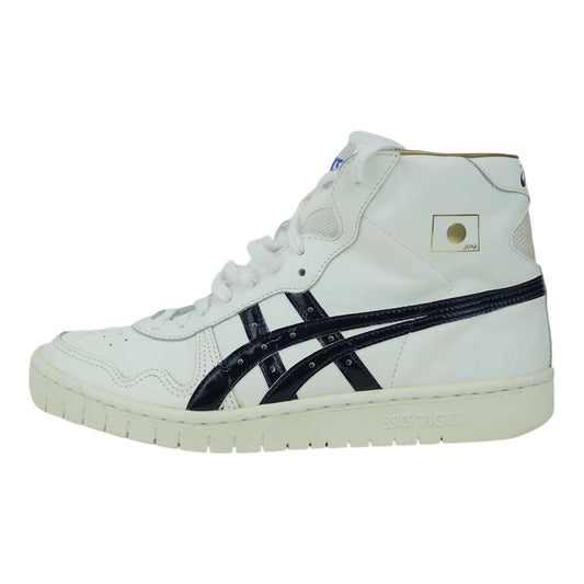 asics アシックス TBF707 旧ロゴ ファブレ ジャパン スニーカー ホワイト系 27cm【中古】