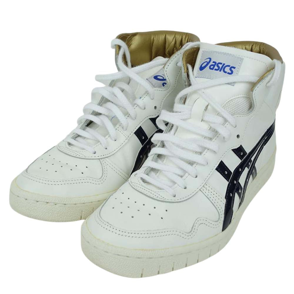 asics アシックス TBF707 旧ロゴ ファブレ ジャパン スニーカー ホワイト系 27cm【中古】