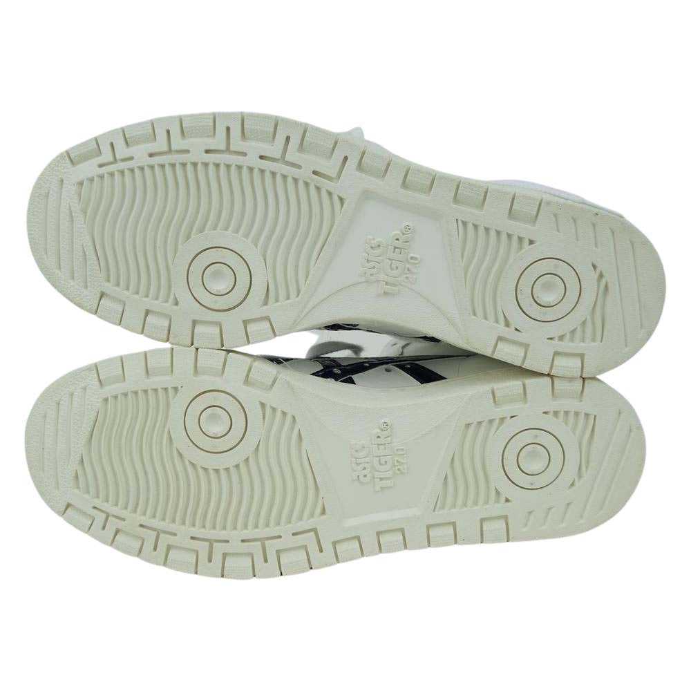 asics アシックス TBF707 旧ロゴ ファブレ ジャパン スニーカー ホワイト系 27cm【中古】