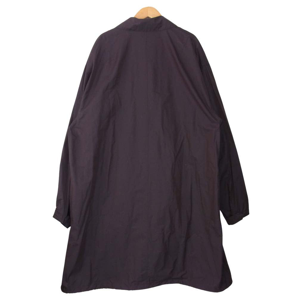 AURALEE オーラリー 18SS A8SC01SC CHAMBRAY BIG SOUTIEN COAT オーバーサイズ ステンカラー ロング コート ブラウン系 4【中古】