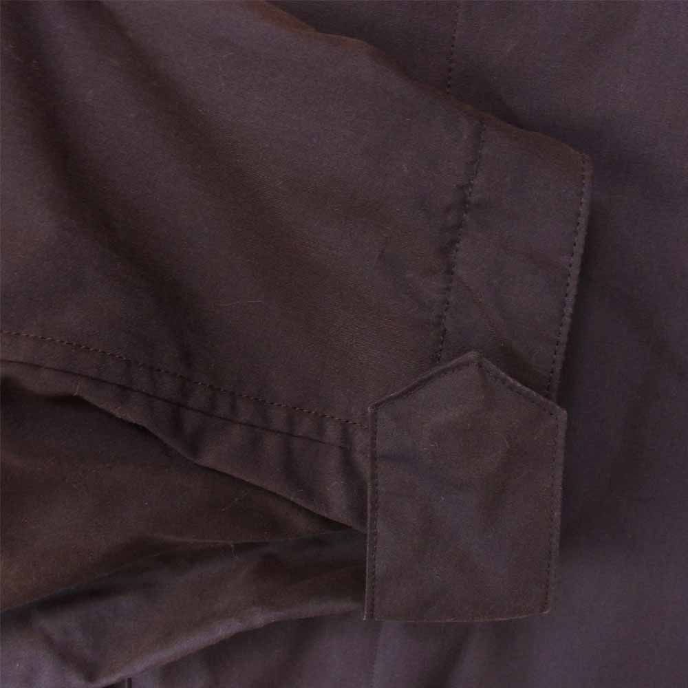 AURALEE オーラリー 18SS A8SC01SC CHAMBRAY BIG SOUTIEN COAT オーバーサイズ ステンカラー ロング コート ブラウン系 4【中古】