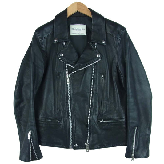 UNDERCOVER アンダーカバー 09201 Double riders jacket ダブル ライダース ジャケット レザー 牛革 ブラック系【中古】