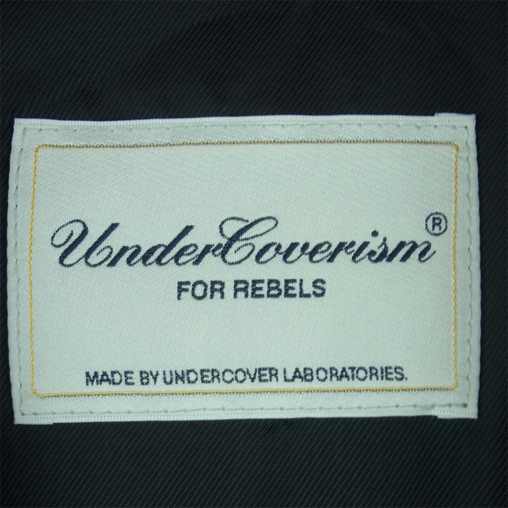 UNDERCOVER アンダーカバー 09201 Double riders jacket ダブル ライダース ジャケット レザー 牛革 ブラック系【中古】