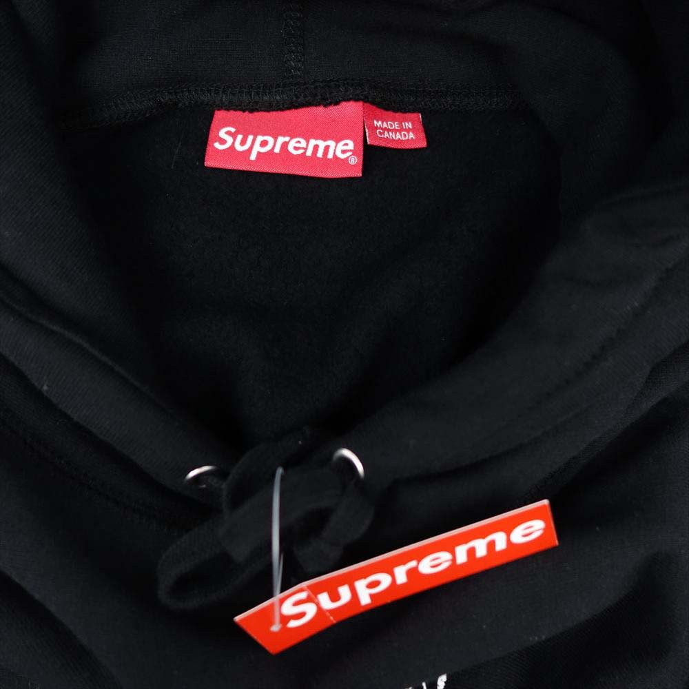 Supreme シュプリーム 21SS KAWS Chalk Logo Hooded Sweatshirt カウズ チョーク ロゴ プルオーバー パーカー ブラック系 L【極上美品】【中古】