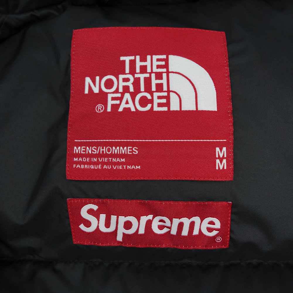 Supreme シュプリーム 19AW NF0A3SDD8YJ × The North Face ノースフェイス Paper Print Nuptse Jacket 紙 ペーパー プリント ヌプシ ダウン ジャケット マルチカラー系 M【新古品】【未使用】【中古】