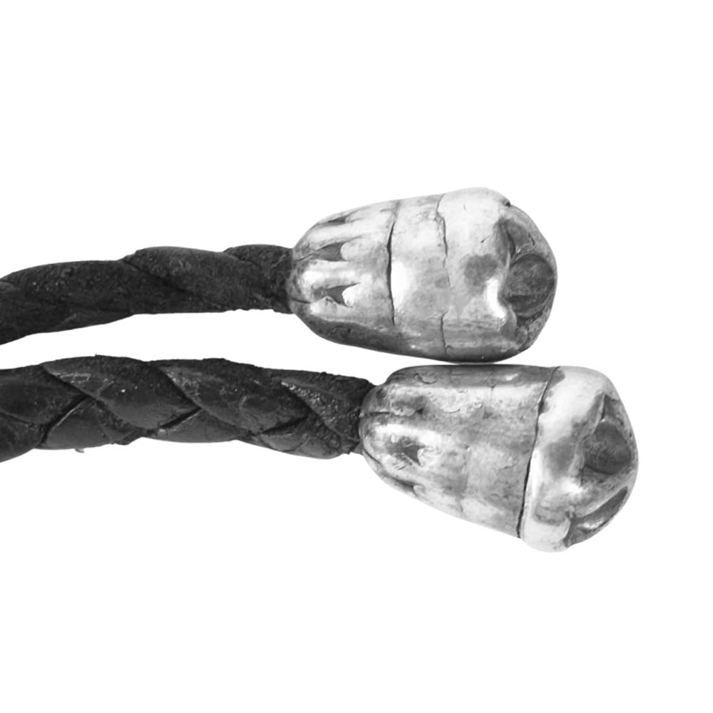 BILL WALL LEATHER ビルウォールレザー ブルドッグ  レザー キーチェーン キーリング  シルバー系【中古】