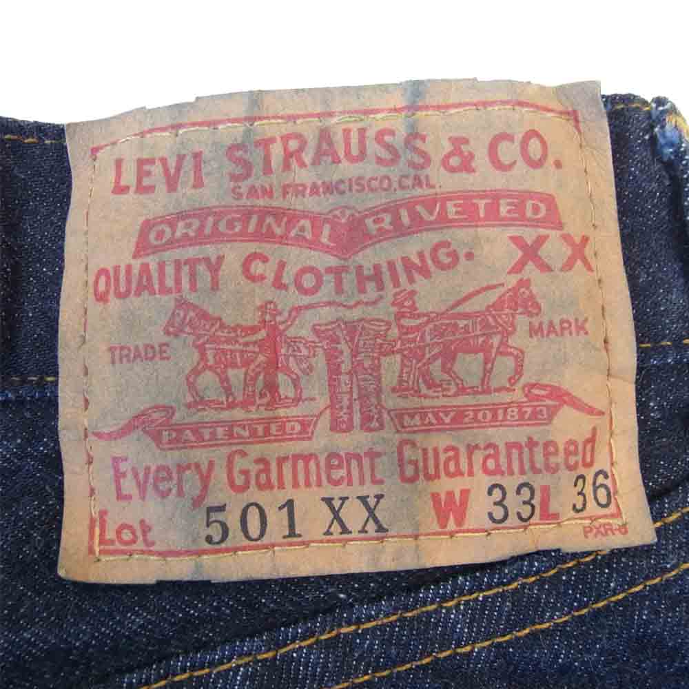 Levi's リーバイス 501-0003 USA製 バレンシア工場 501XX 55年復刻 インディゴブルー系 33【美品】【中古】